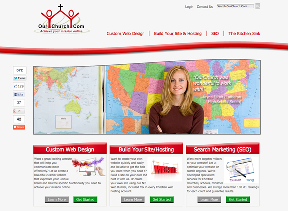 Ourchurch church website solutions